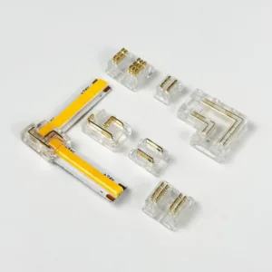 2/3/4/5/6Pin 5M-12Mm Transparent Solderless Led Strip Connector for Cob Led Strip Lights Ip20 Ip65 Single Dual End Connectors