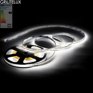 Professional Grade Ra>80 High CRI 200LM/W IP20 Non Waterproof 8mm COB Strip Light Cut Every 9 LEDs COB LED Strip 24V