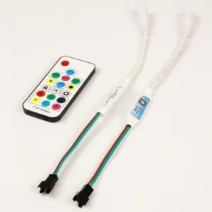 Addressable LED Controller RF Remote Wireless Mini Controller SP104 DC5V-24V WS2812 WS2811 RGB LED 2048 Pixel Strip Panel Light