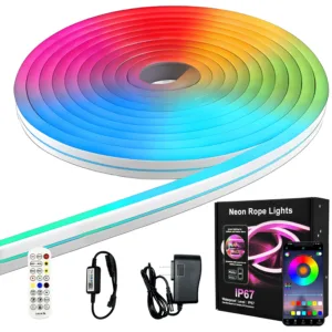 Led Strip Lights Streamer Background Ambient Light 24V Home Theater App/Remote Control Rgbic Addressable Neon Light