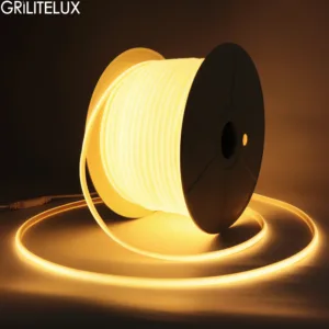 IP67 Outdoor Waterproof COB LED Strip Flexible High Voltage 220V Driverless COB LED Strip Architectural Lighting Strip