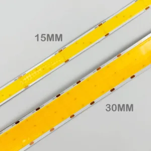 Ultra Bright Cob Led Strip 24V 15Mm 30Mm Width 960Leds/M 1600Leds/M Led Strip Ip20 High Density Led Cob Strip Light