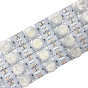 Side Emitting 12V Led Rigid Strip Light 100cm 18leds SMD3030 24W Led Back Light Lens for Light Box