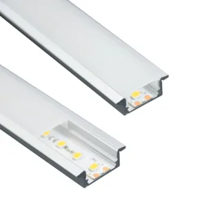 1708A Top Quality Pc Cover Led Profile Plaster-in Led Aluminum Channel Led Tape Profile